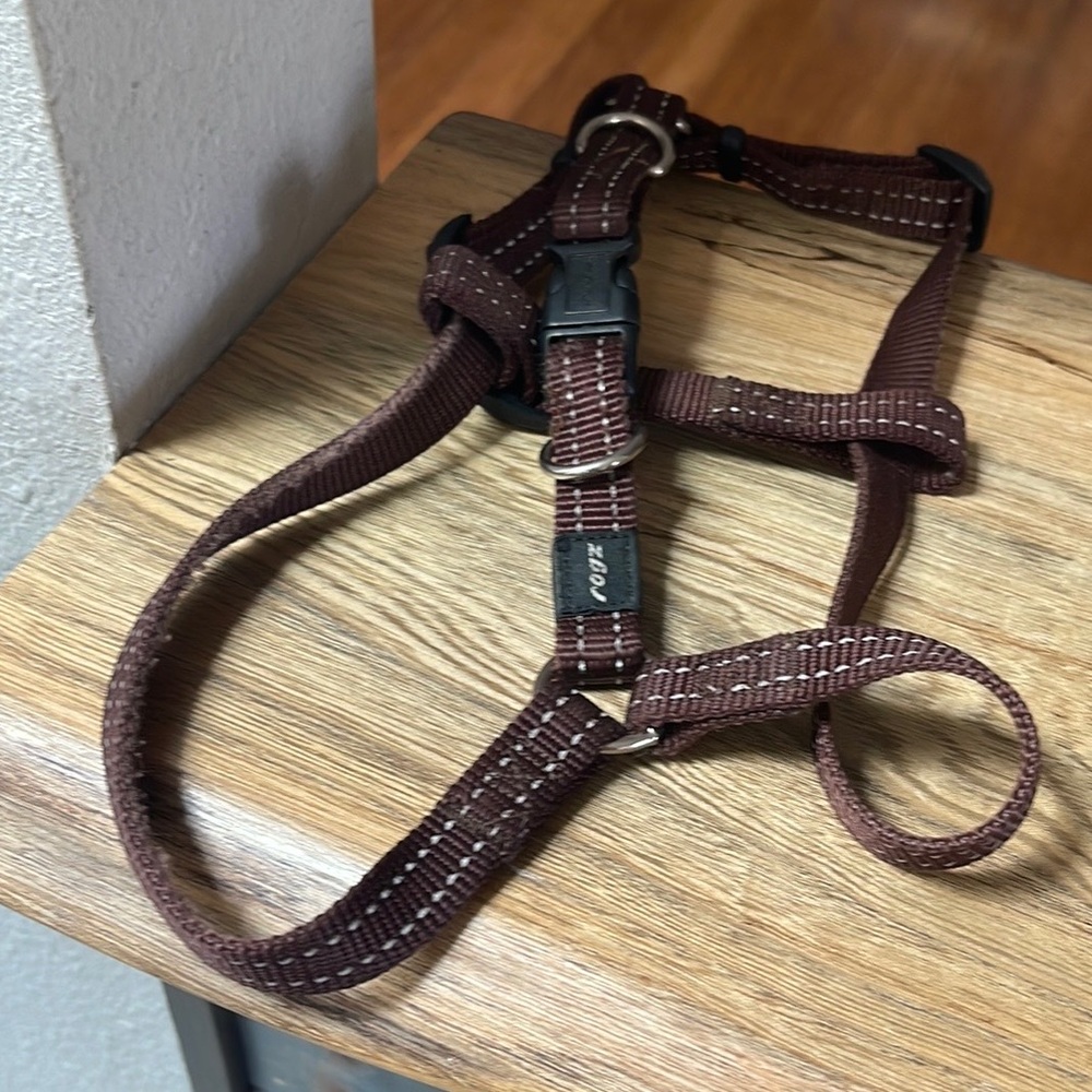 Rogz Brown Medium Harness